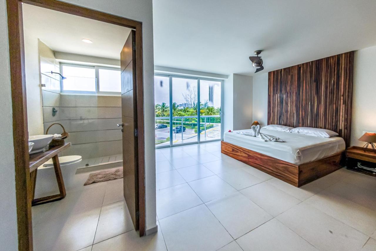 Beachfront Luxury Apartments 坎昆 外观 照片