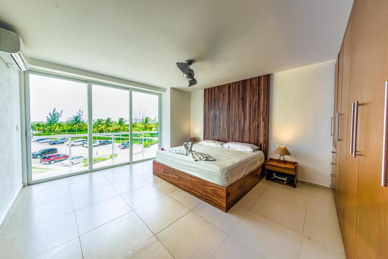 Beachfront Luxury Apartments 坎昆 外观 照片